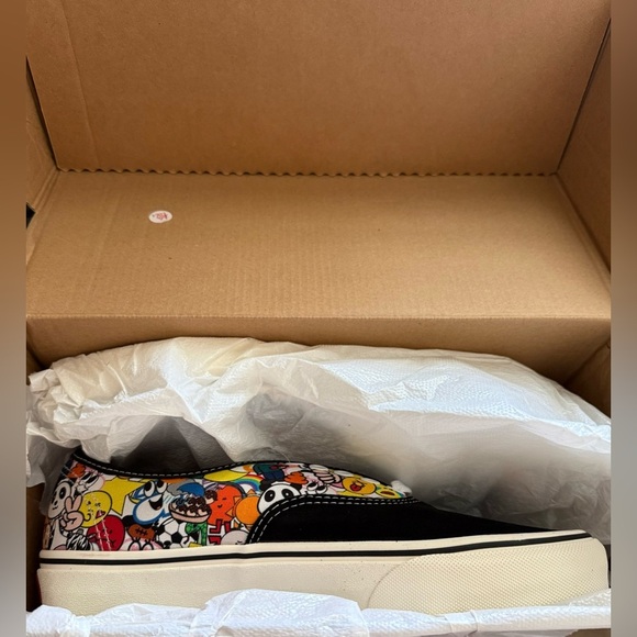 Vans x atmos Authentic 'Emoji' sneakers, Womens 10 - Picture 3 of 5